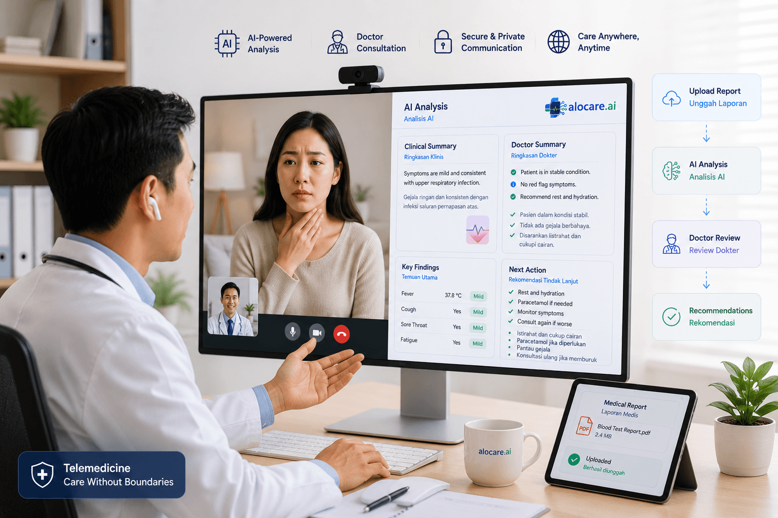 Telemedicine workflow preview